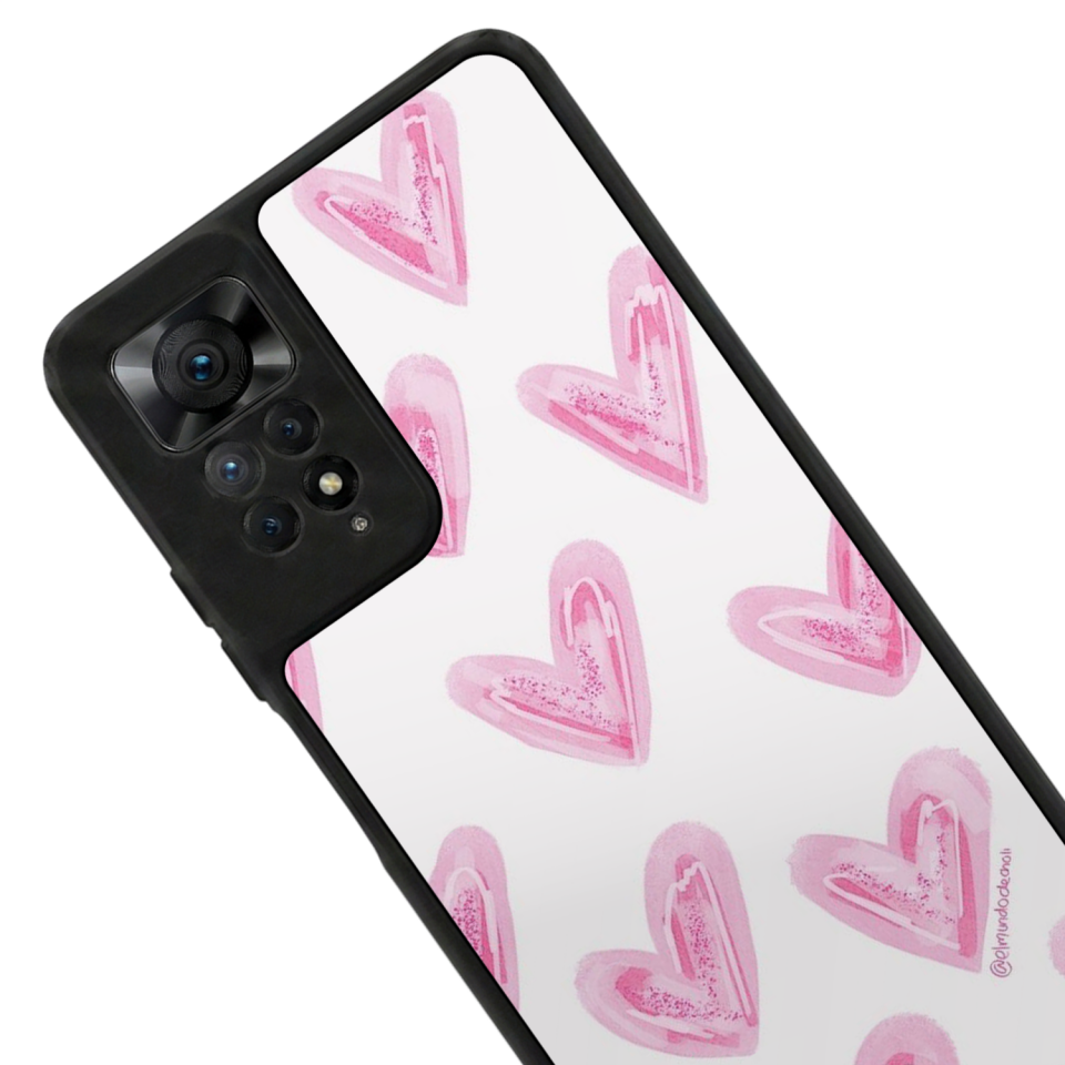 Xiaomi Redmi Note 11 Pro Uyumlu Kalp Love Tasarımlı Glossy Premium Kılıf