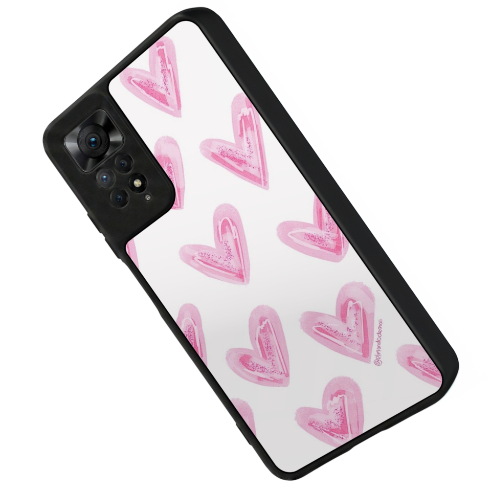 Xiaomi Redmi Note 11 Pro Uyumlu Kalp Love Tasarımlı Glossy Premium Kılıf