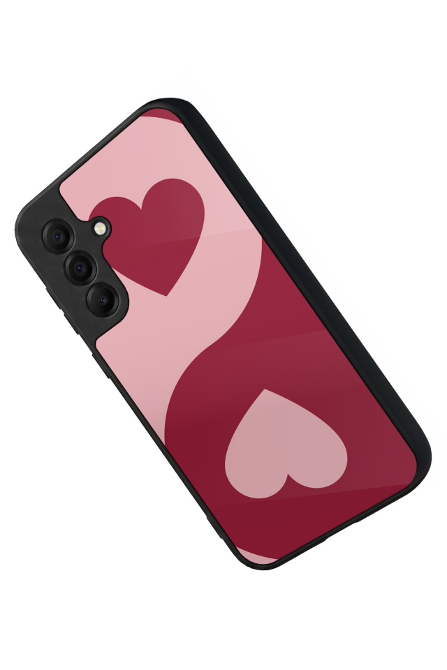 Samsung Galaxy A17 Uyumlu Kalp Love Tasarımlı Glossy Premium Kılıf