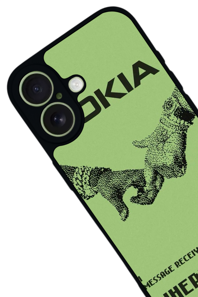 iPhone 17 Uyumlu Nokia Tasarımlı Glossy Premium Kılıf