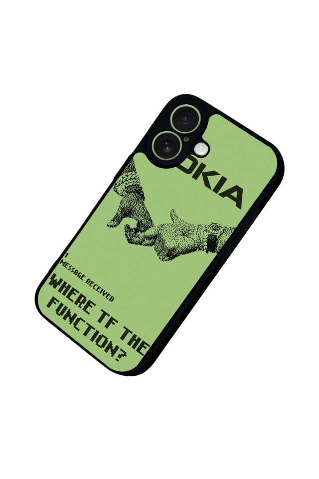 iPhone 17 Uyumlu Nokia Tasarımlı Glossy Premium Kılıf