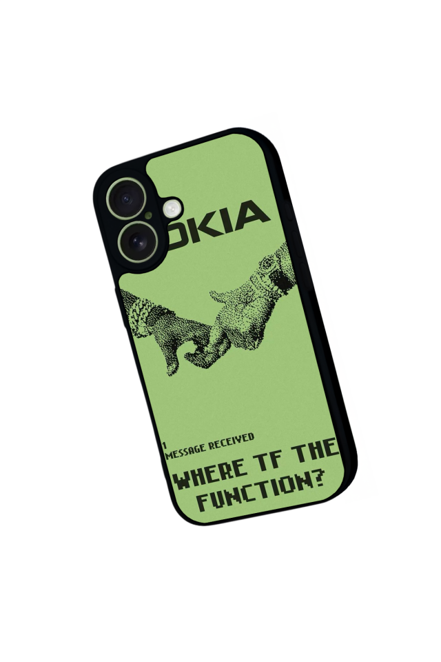 iPhone 17 Uyumlu Nokia Tasarımlı Glossy Premium Kılıf
