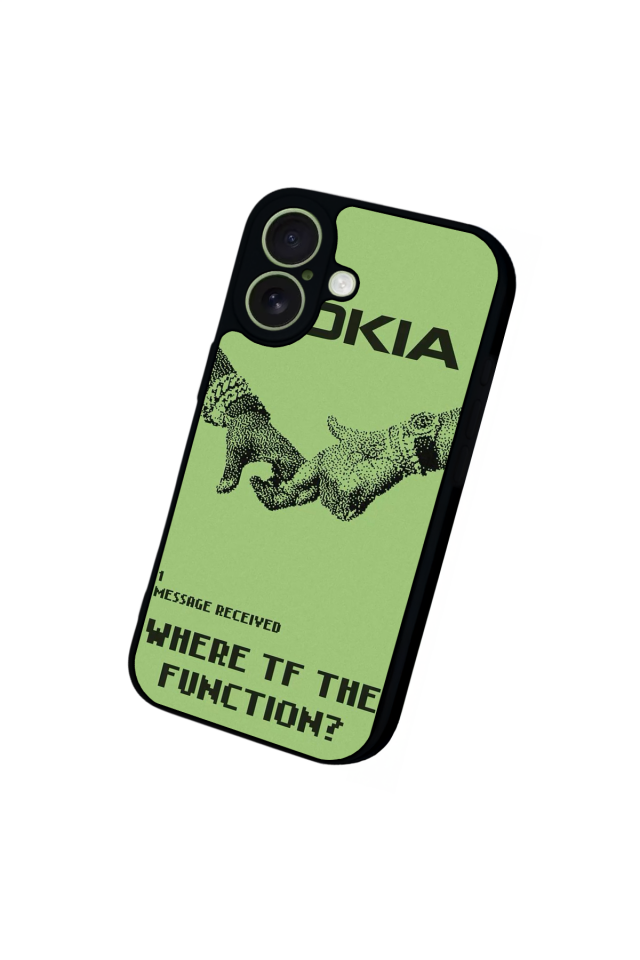 iPhone 17 Uyumlu Nokia Tasarımlı Glossy Premium Kılıf