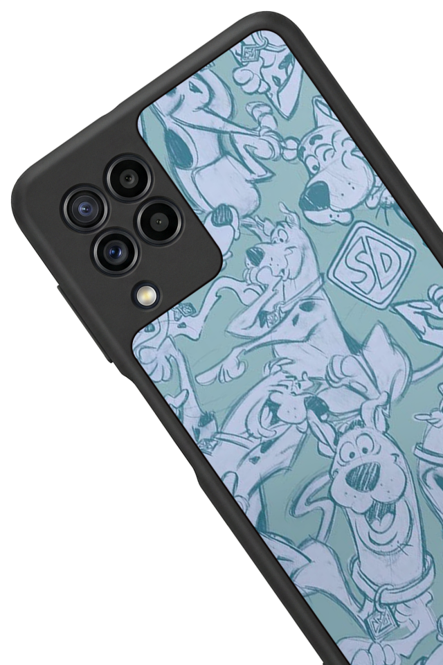 Samsung Galaxy M22 Uyumlu Scooby Doo Tasarımlı Glossy Premium Kılıf