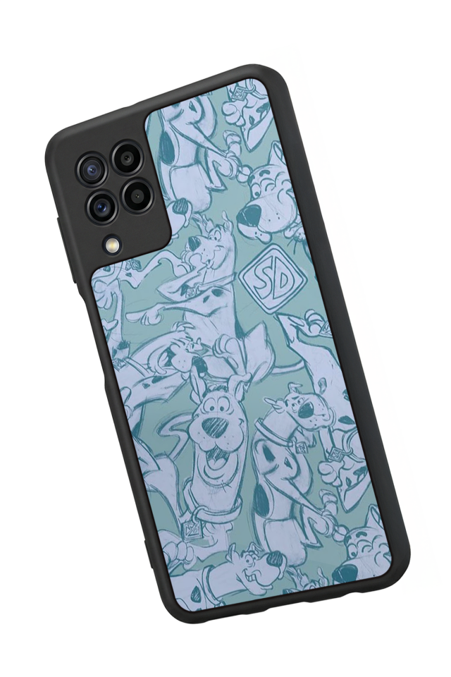 Samsung Galaxy M22 Uyumlu Scooby Doo Tasarımlı Glossy Premium Kılıf