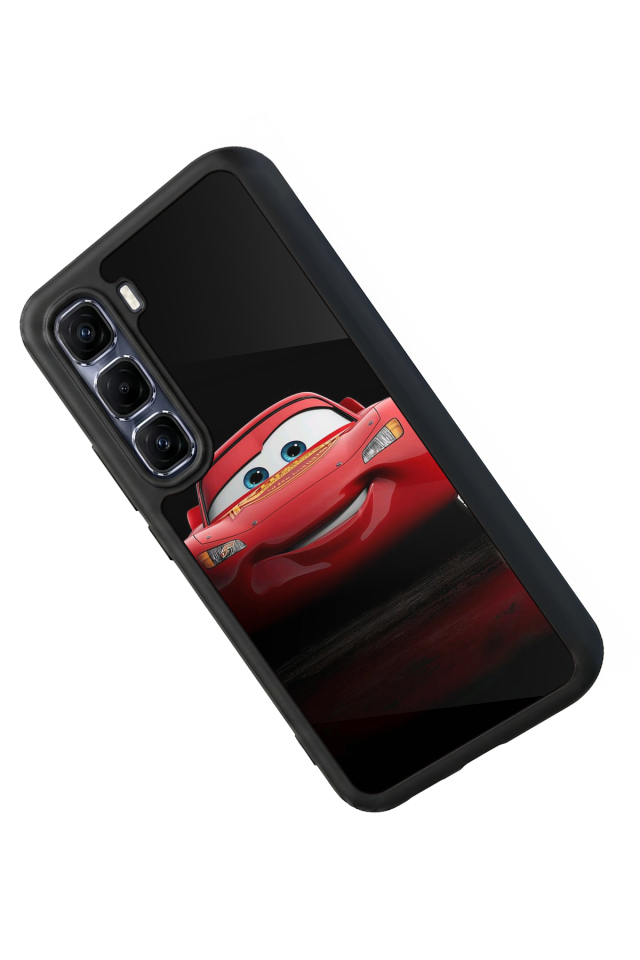 Infinix Hot 60 Pro Plus Uyumlu Şimsek McQueen Tasarımlı Glossy Premium Kılıf