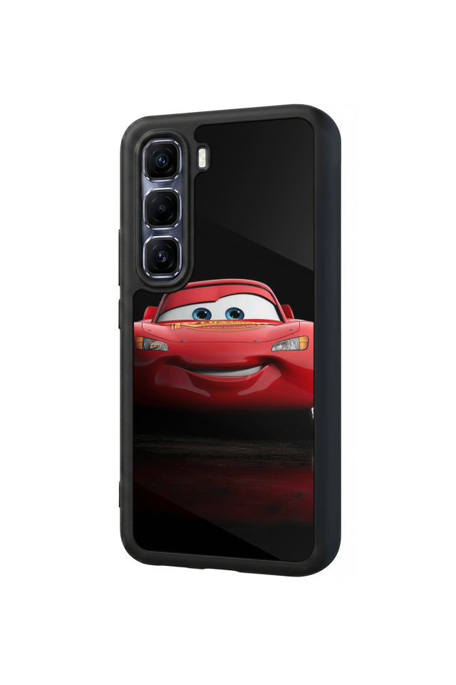 Infinix Hot 60 Pro Plus Uyumlu Şimsek McQueen Tasarımlı Glossy Premium Kılıf