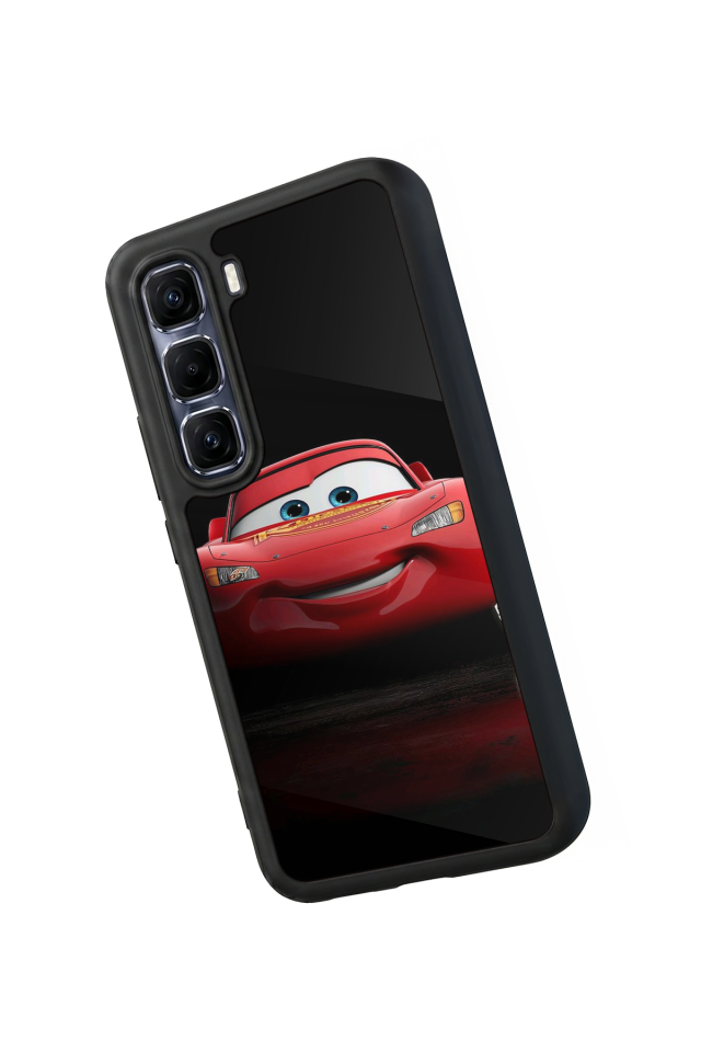 Infinix Hot 60 Pro Plus Uyumlu Şimsek McQueen Tasarımlı Glossy Premium Kılıf