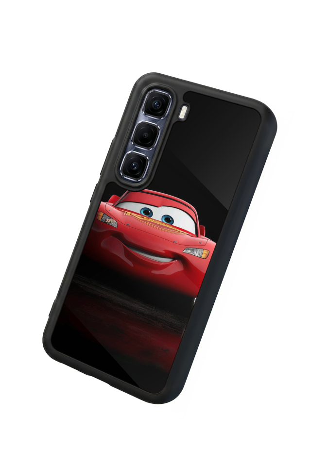 Infinix Hot 60 Pro Plus Uyumlu Şimsek McQueen Tasarımlı Glossy Premium Kılıf
