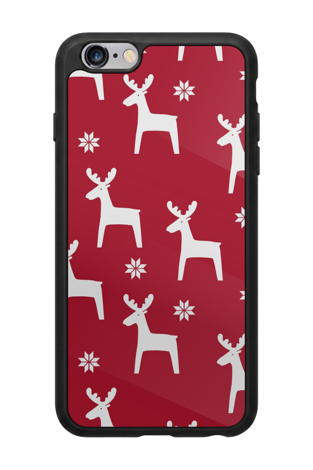 iPhone 6 Plus Uyumlu Yilbasi Christmas Tasarımlı Glossy Premium Kılıf