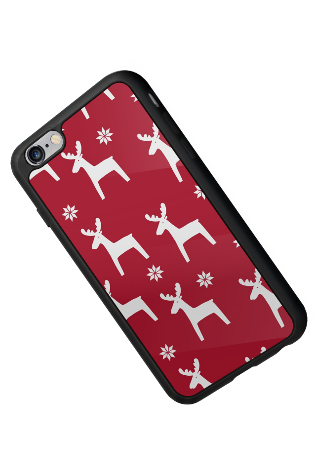 iPhone 6 Plus Uyumlu Yilbasi Christmas Tasarımlı Glossy Premium Kılıf