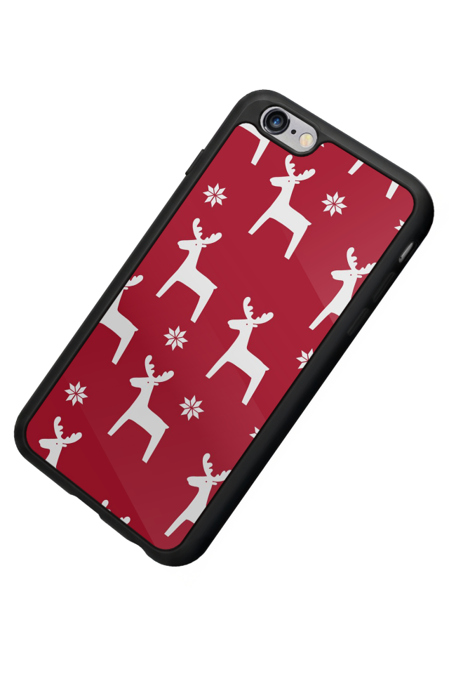 iPhone 6 Plus Uyumlu Yilbasi Christmas Tasarımlı Glossy Premium Kılıf