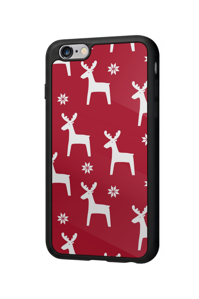 iPhone 6 Plus Uyumlu Yilbasi Christmas Tasarımlı Glossy Premium Kılıf