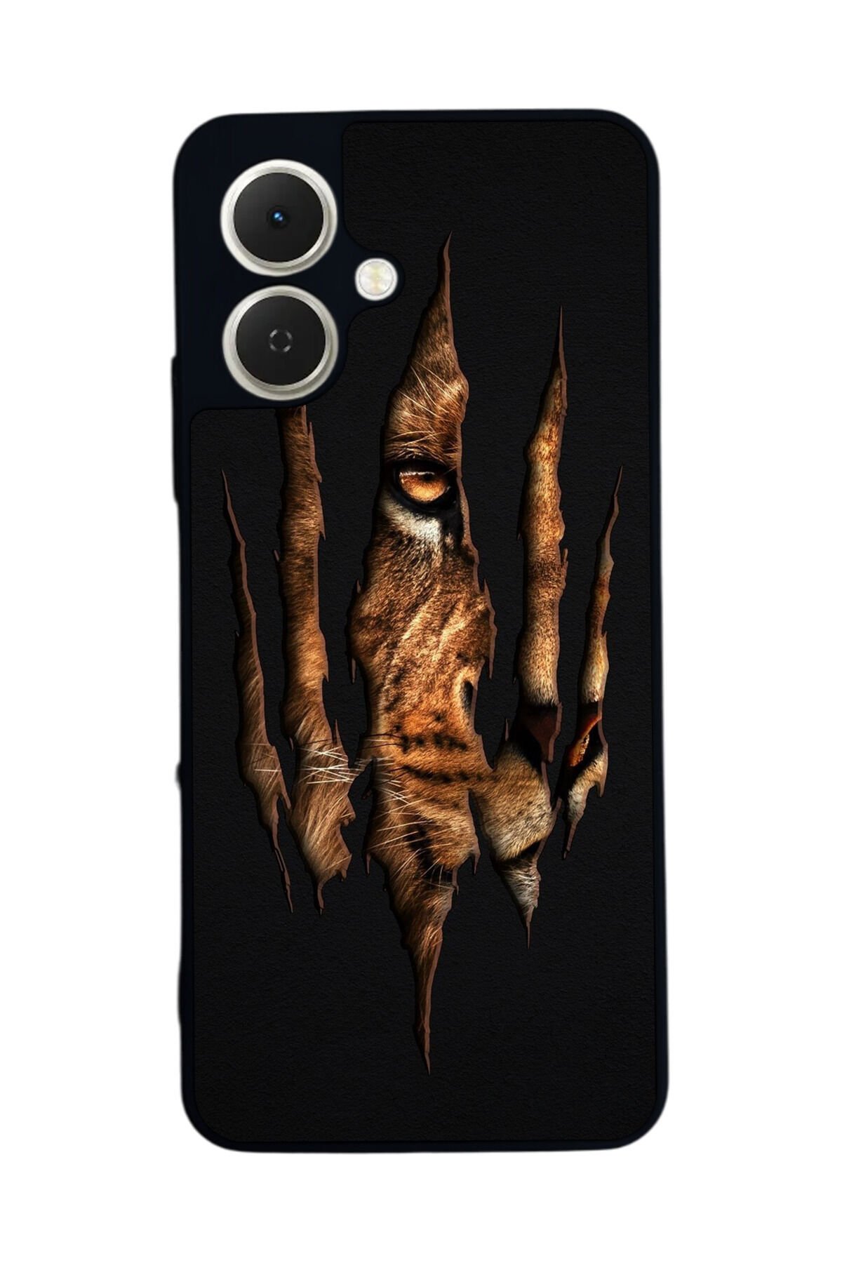 Tecno Spark GO 2 Uyumlu Aslan Tasarımlı Glossy Premium Kılıf