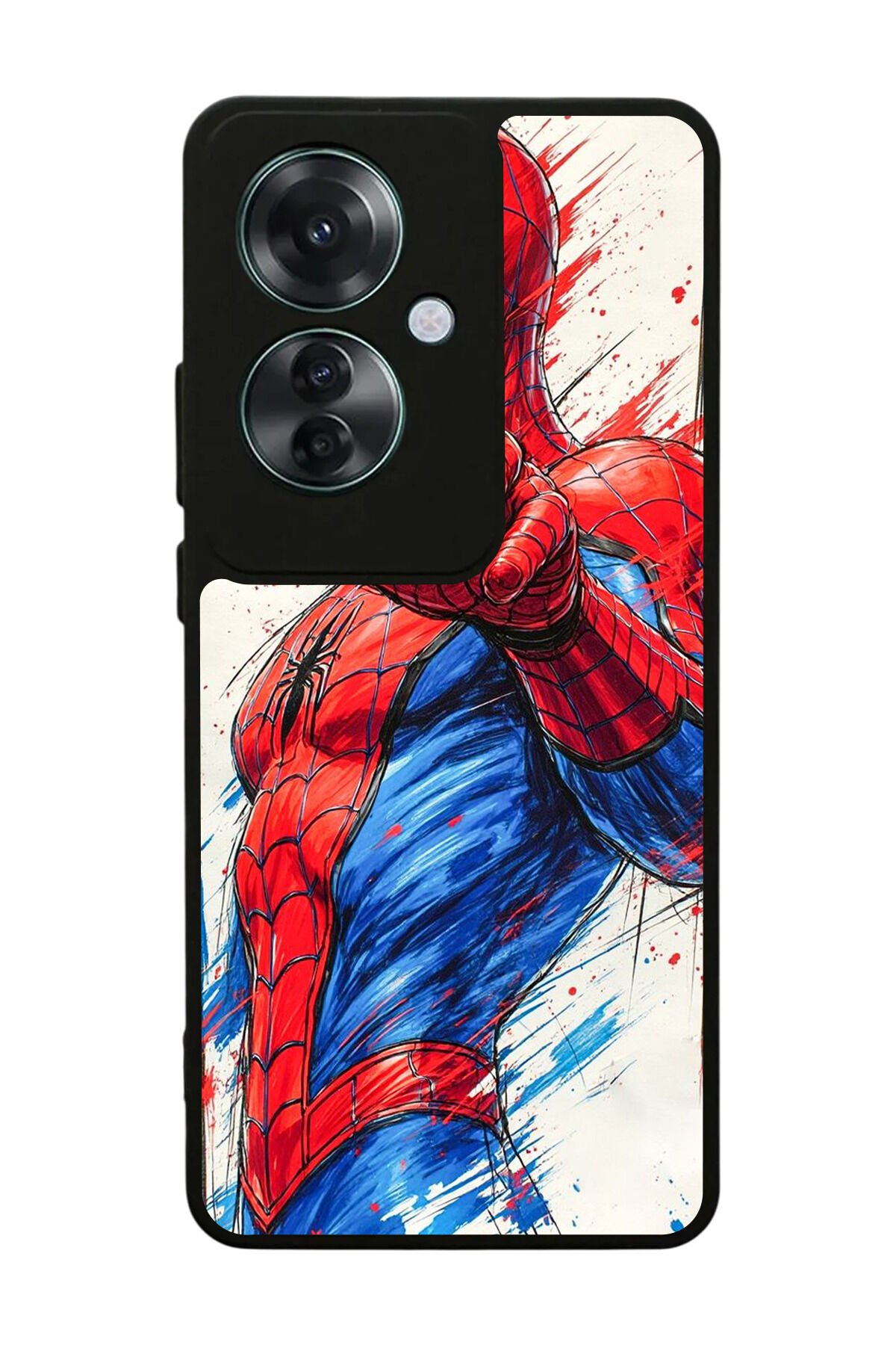 Oppo Reno 11F Uyumlu Spider Man ( Örümcek Adam ) Tasarımlı Glossy Premium Kılıf