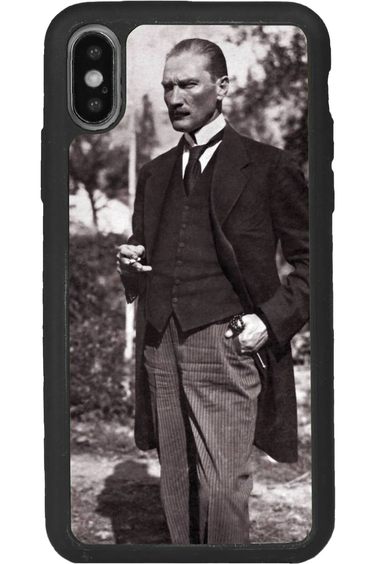 iPhone XS Max Uyumlu Mat Siyah uyumlu Kılıf – Yumuşak Silikon, Koruyucu, Şok Emici Kapak