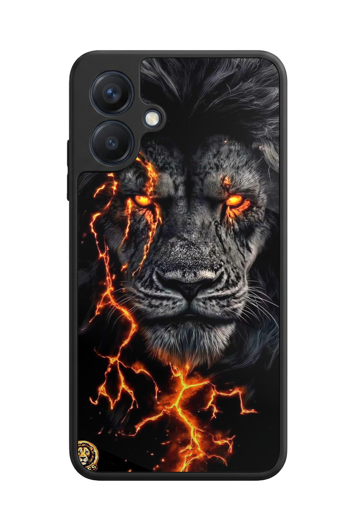 Samsung Galaxy A07 Uyumlu Aslan Tasarımlı Glossy Premium Kılıf