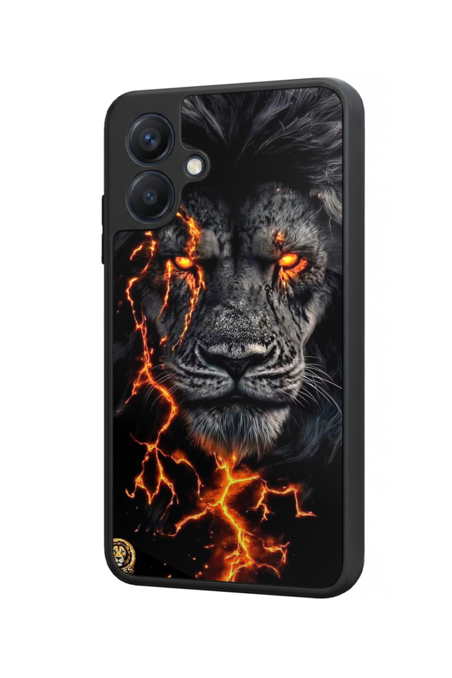 Samsung Galaxy A07 Uyumlu Aslan Tasarımlı Glossy Premium Kılıf