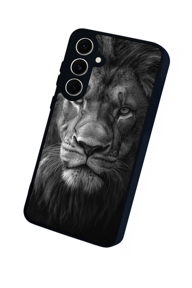 Samsung Galaxy A16 Uyumlu Aslan Tasarımlı Glossy Premium Kılıf