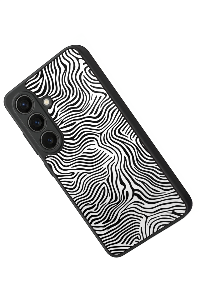 Samsung Galaxy S26 Uyumlu Çizgi Sanatı Tasarımlı Glossy Premium Kılıf