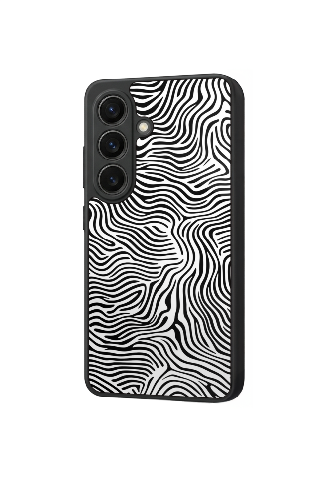 Samsung Galaxy S26 Uyumlu Çizgi Sanatı Tasarımlı Glossy Premium Kılıf