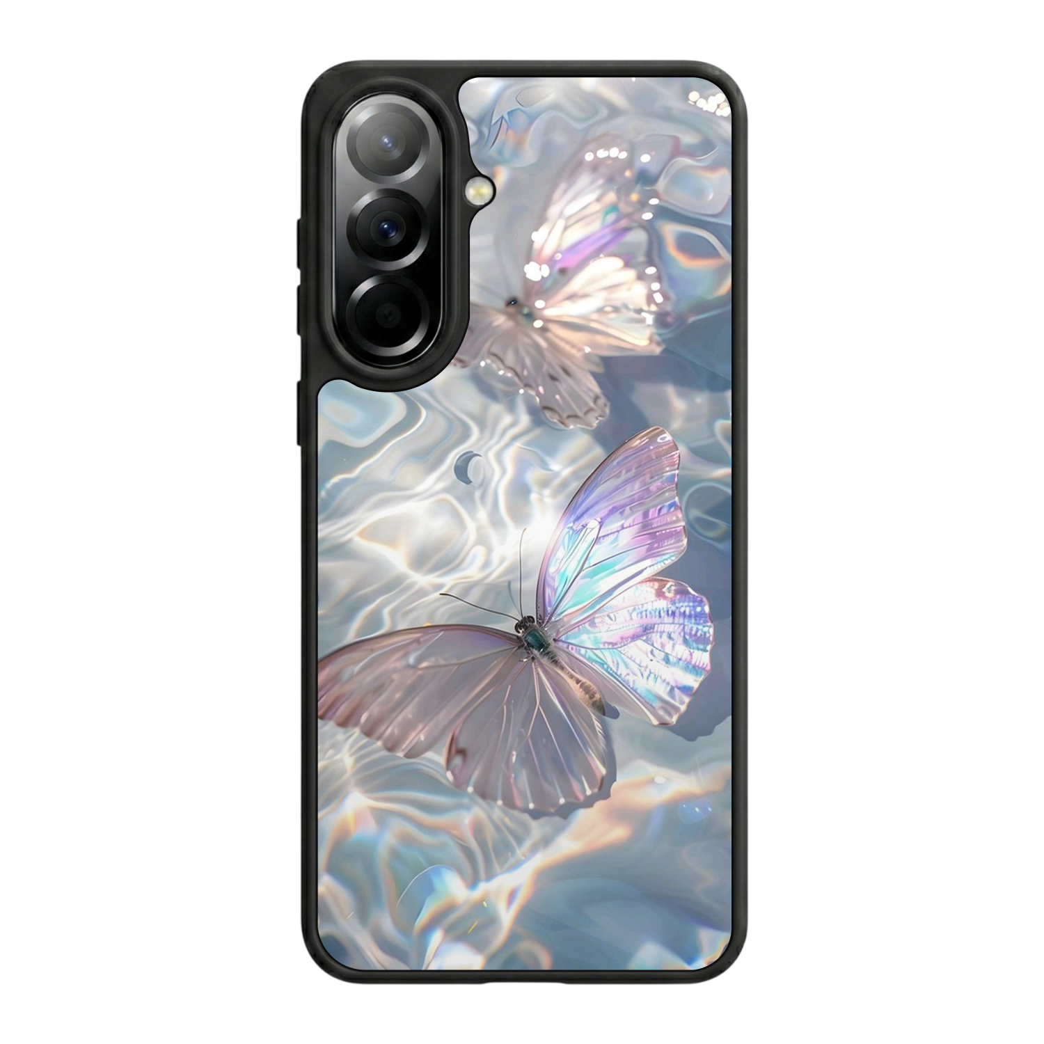 Samsung Galaxy A57 Uyumlu Kelebek Tasarımlı Glossy Premium Kılıf