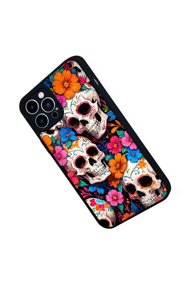 iPhone 13 Pro Max Uyumlu KuruKafa Tasarımlı Glossy Premium Kılıf