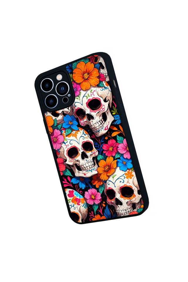 iPhone 13 Pro Max Uyumlu KuruKafa Tasarımlı Glossy Premium Kılıf