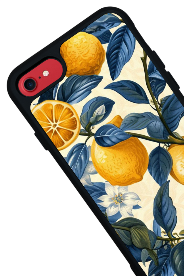 iPhone 7 Uyumlu Limon Tasarımlı Glossy Premium Kılıf