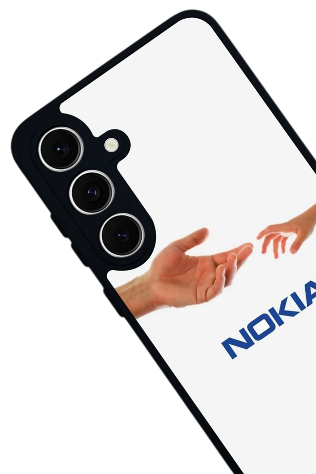 Samsung Galaxy S24 FE Uyumlu Nokia Tasarımlı Glossy Premium Kılıf