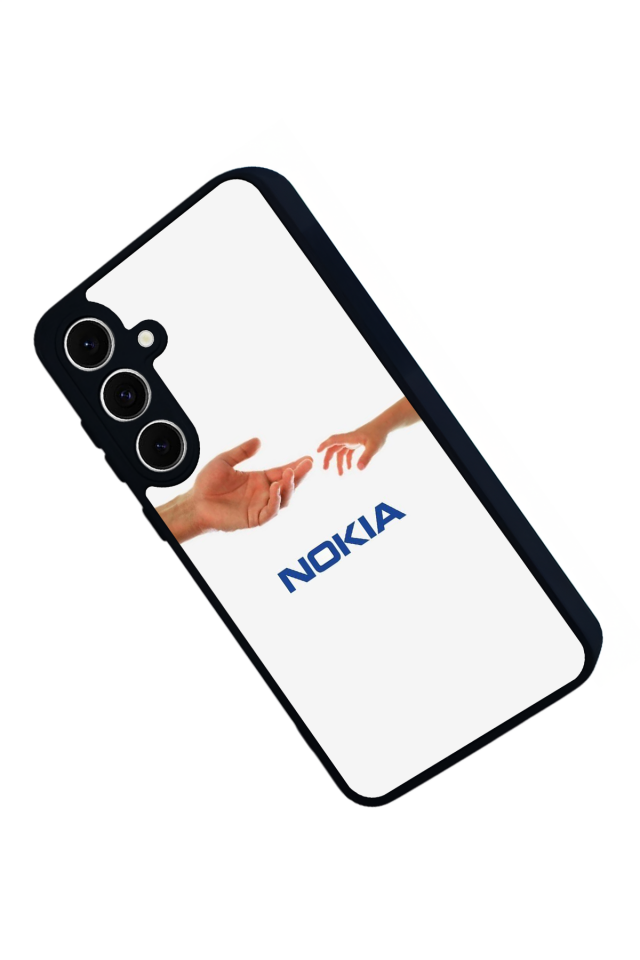 Samsung Galaxy S24 FE Uyumlu Nokia Tasarımlı Glossy Premium Kılıf
