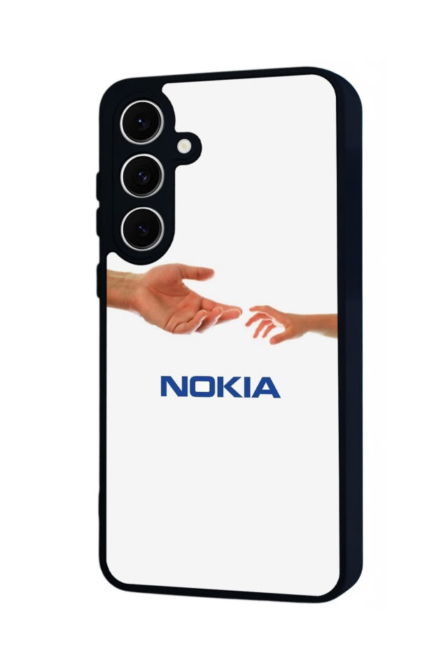 Samsung Galaxy S24 FE Uyumlu Nokia Tasarımlı Glossy Premium Kılıf