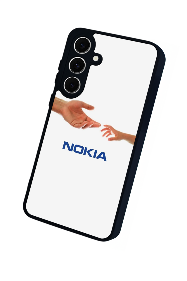 Samsung Galaxy S24 FE Uyumlu Nokia Tasarımlı Glossy Premium Kılıf