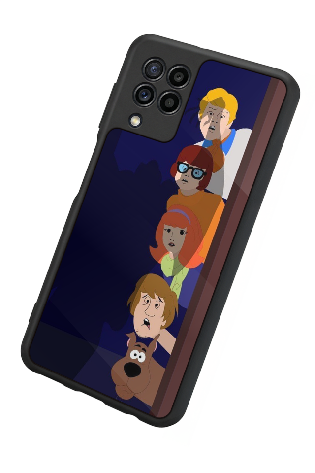 Samsung Galaxy M22 Uyumlu Scooby Doo Tasarımlı Glossy Premium Kılıf