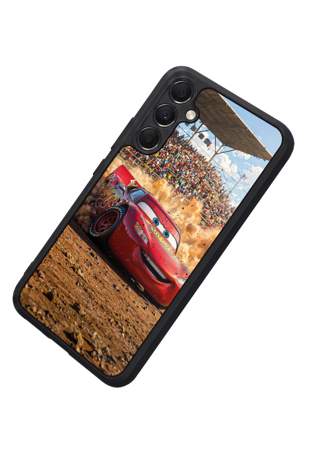 Samsung Galaxy A34 Uyumlu Şimsek McQueen Tasarımlı Glossy Premium Kılıf
