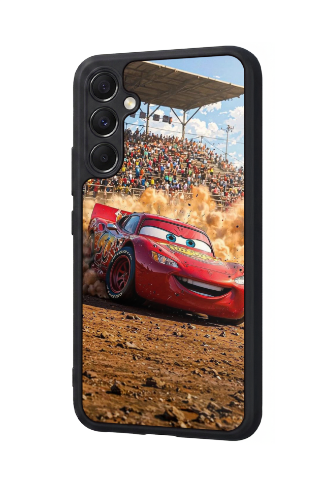 Samsung Galaxy A34 Uyumlu Şimsek McQueen Tasarımlı Glossy Premium Kılıf