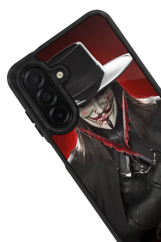 Samsung Galaxy A56 Uyumlu Vendetta Tasarımlı Glossy Premium Kılıf