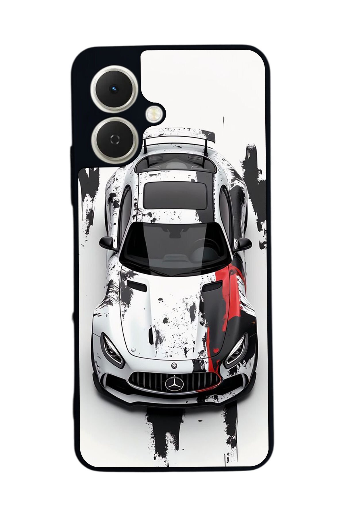 Tecno Spark GO 2 Uyumlu Mercedes Tasarımlı Glossy Premium Kılıf