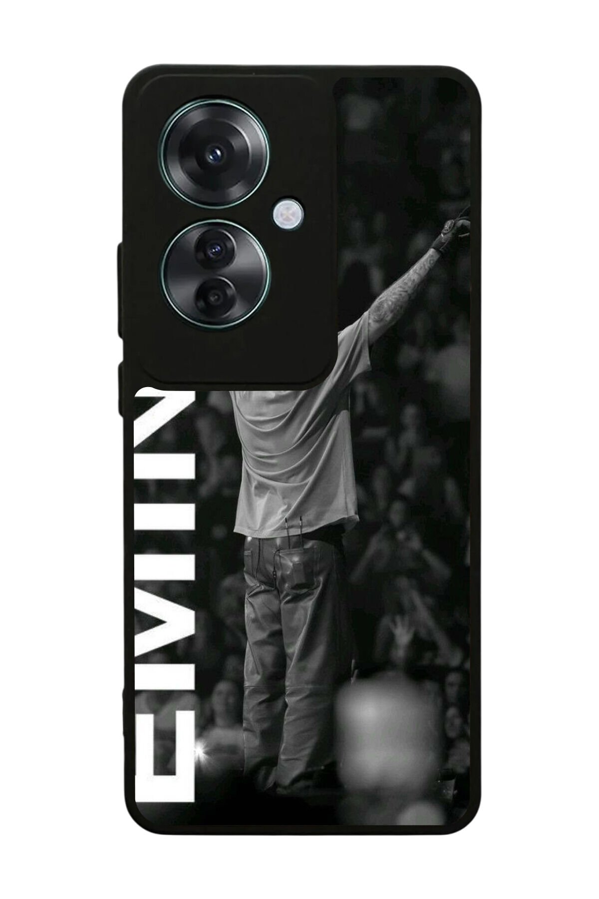 Oppo Reno 11F Uyumlu Eminem Tasarımlı Glossy Premium Kılıf