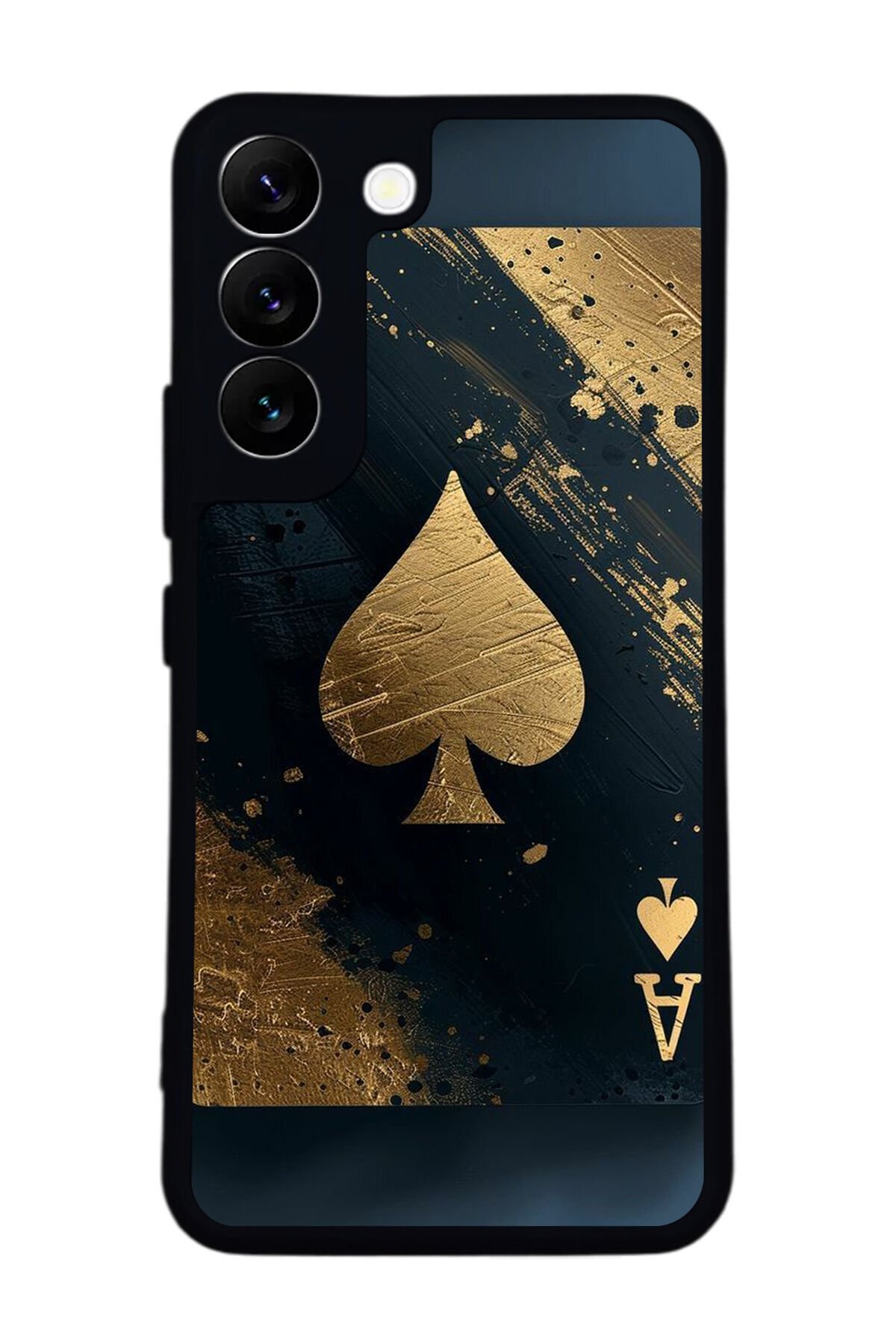 Samsung Galaxy S22 Uyumlu Kart Tasarımlı Glossy Premium Kılıf