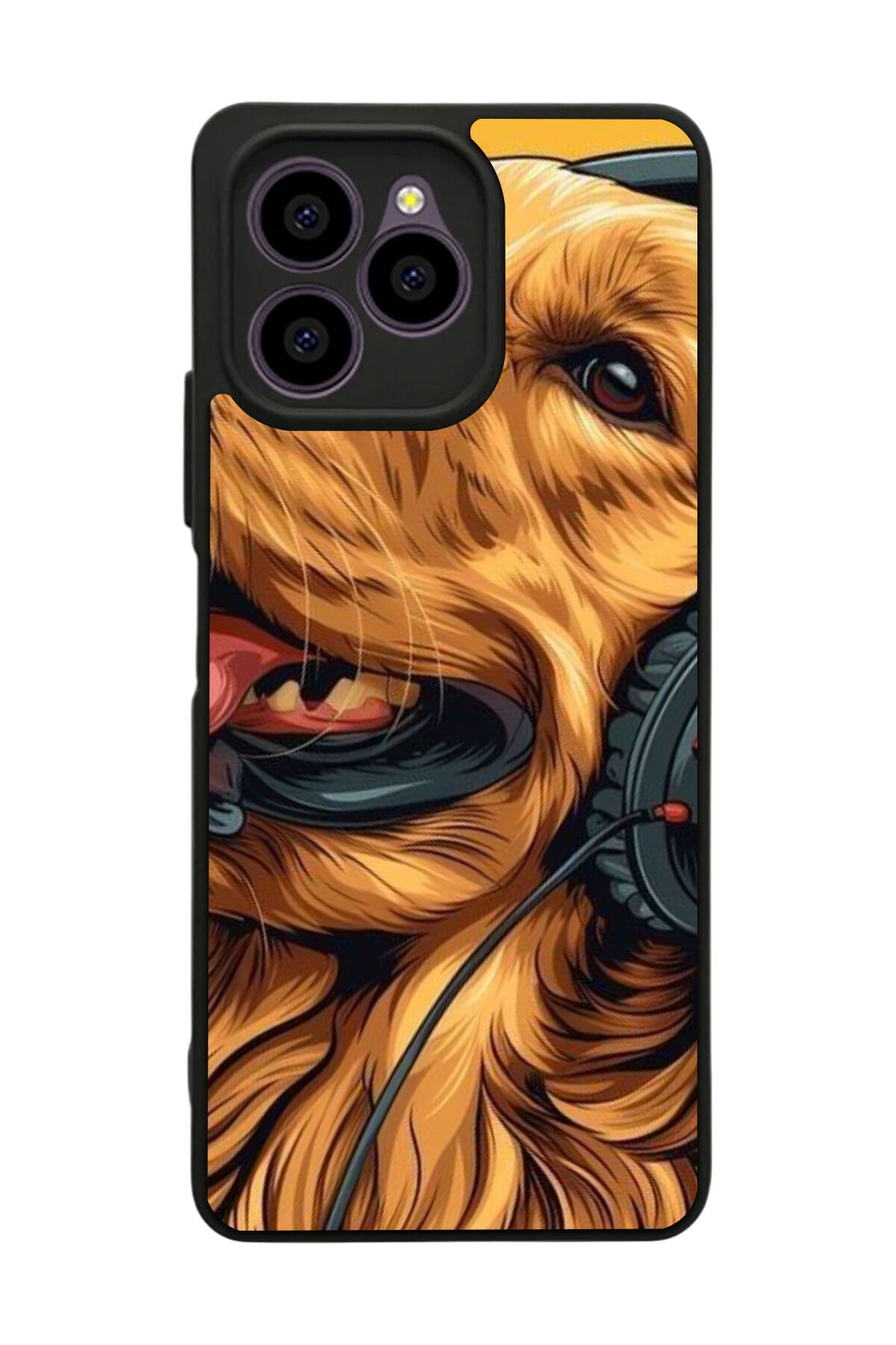 Omix X6 Uyumlu Golden Kopek Tasarımlı Glossy Premium Kılıf