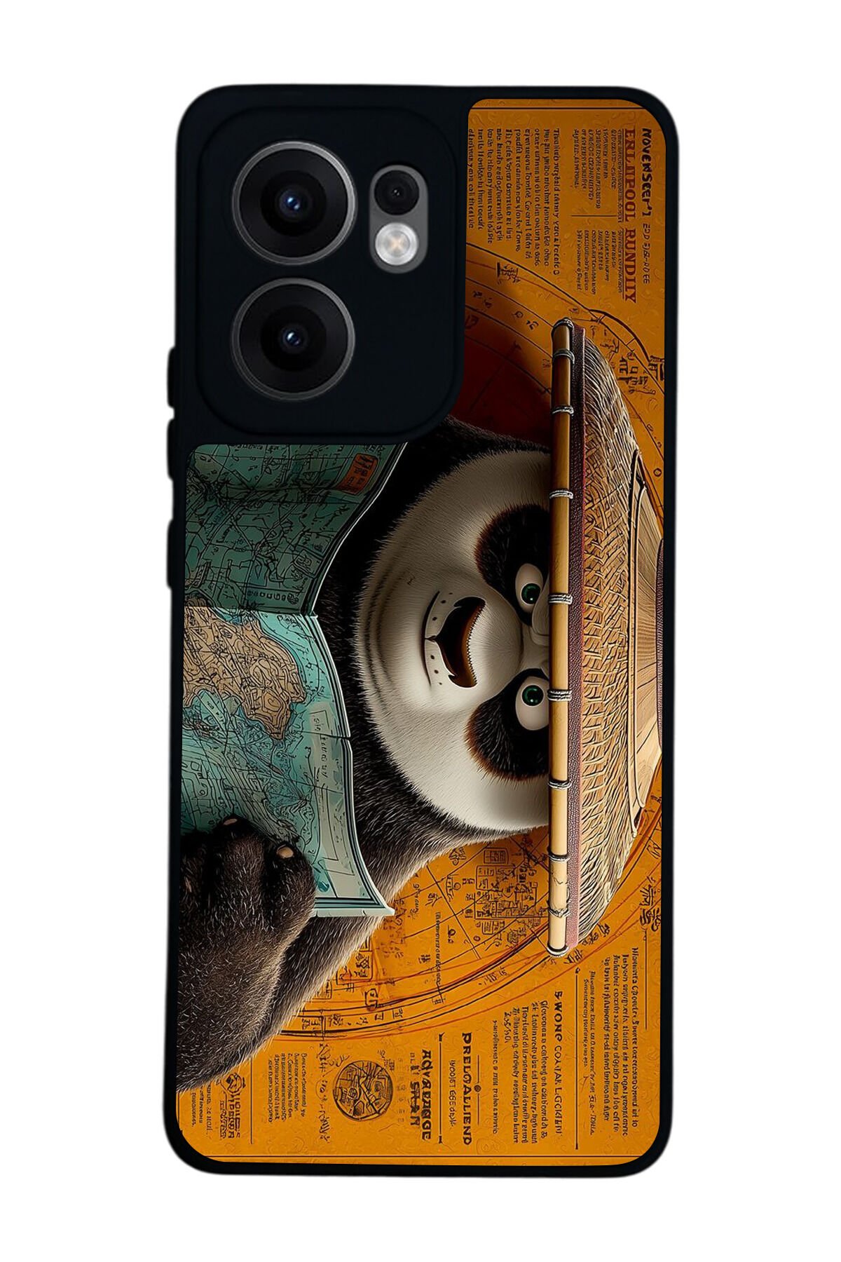 Oppo Reno 13F Uyumlu Kung Fu Panda Tasarımlı Glossy Premium Kılıf