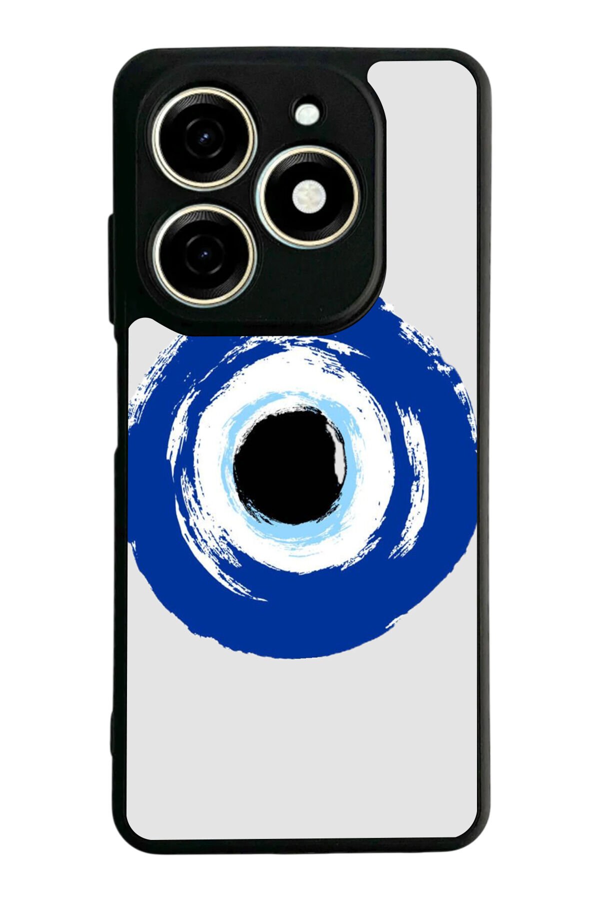 Infınıx Smart 8 Pro Uyumlu Nazar Tasarımlı Glossy Premium Kılıf