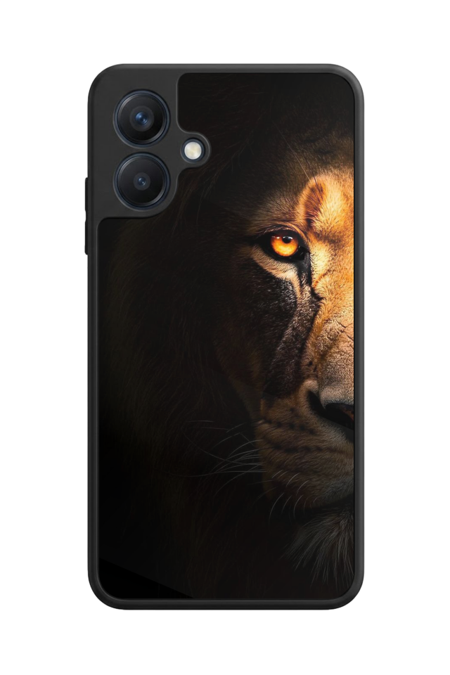 Samsung Galaxy A07 Uyumlu Aslan Tasarımlı Glossy Premium Kılıf