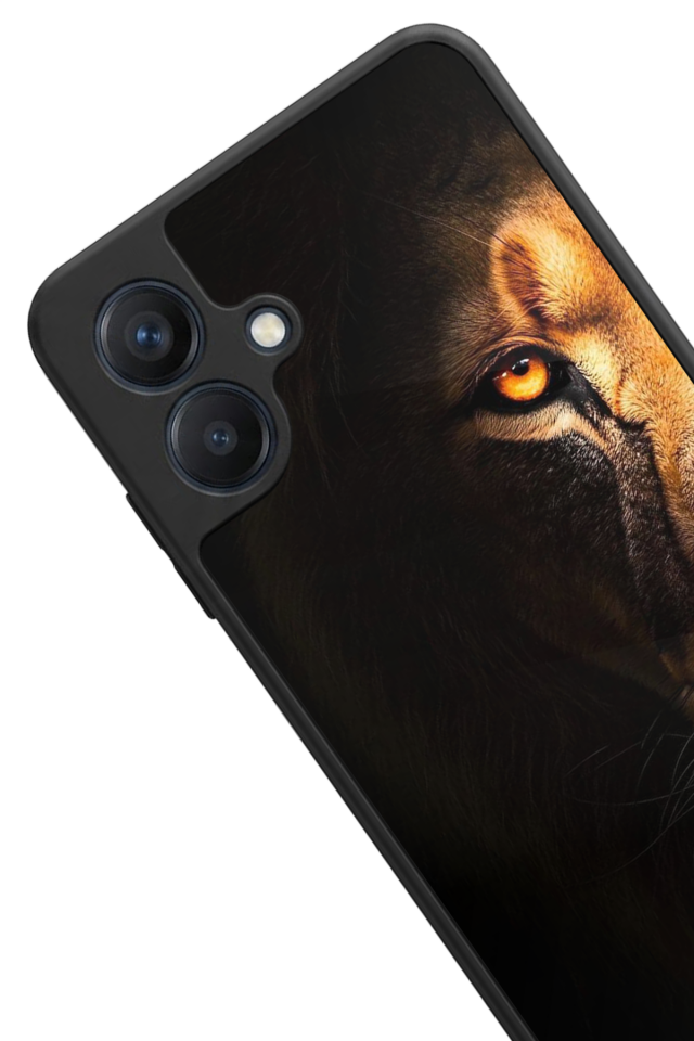 Samsung Galaxy A07 Uyumlu Aslan Tasarımlı Glossy Premium Kılıf