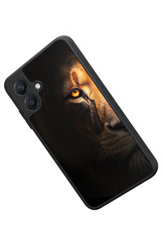 Samsung Galaxy A07 Uyumlu Aslan Tasarımlı Glossy Premium Kılıf