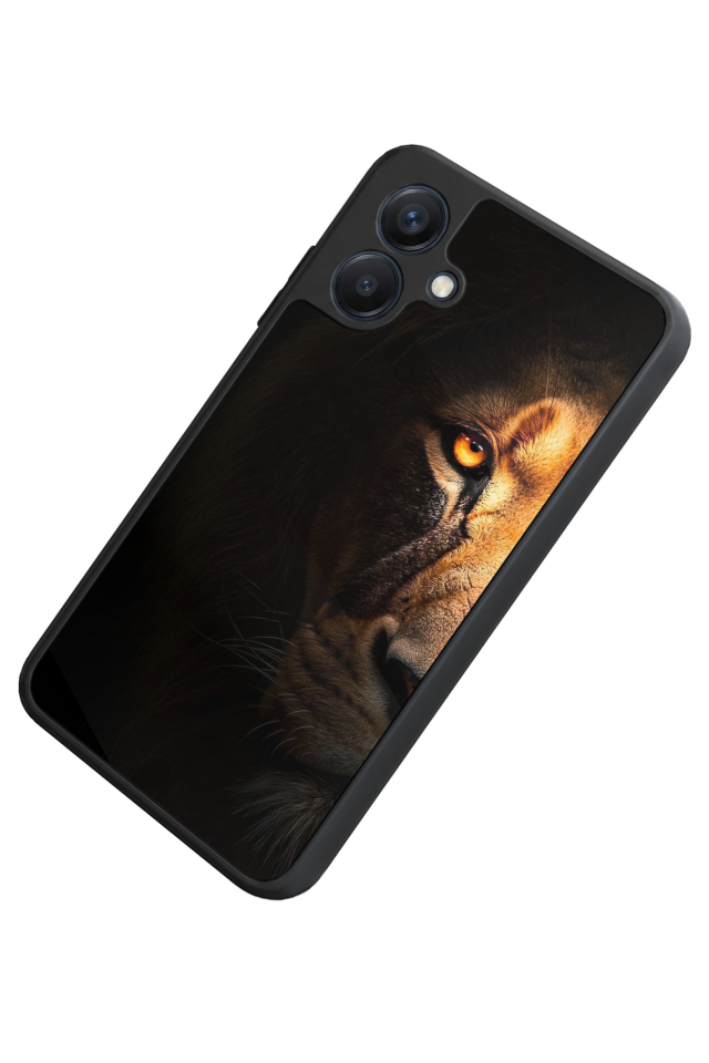 Samsung Galaxy A07 Uyumlu Aslan Tasarımlı Glossy Premium Kılıf