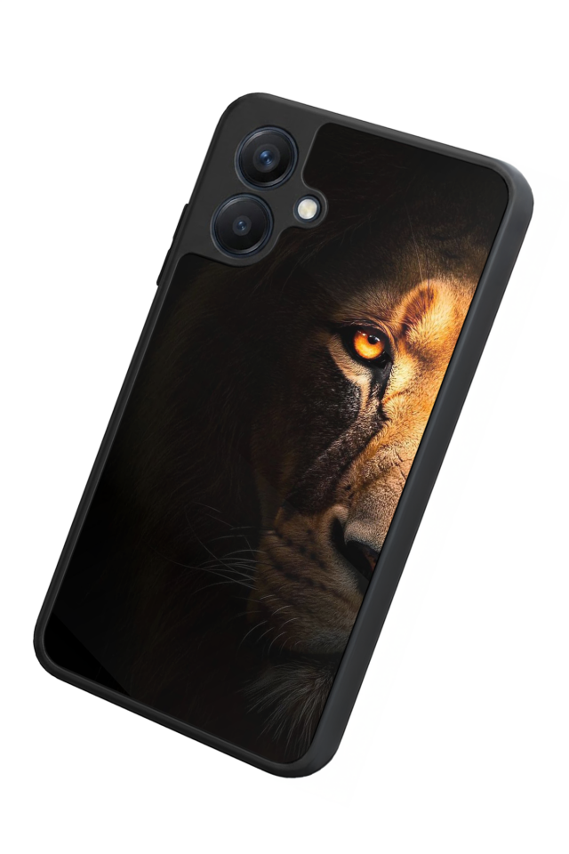 Samsung Galaxy A07 Uyumlu Aslan Tasarımlı Glossy Premium Kılıf