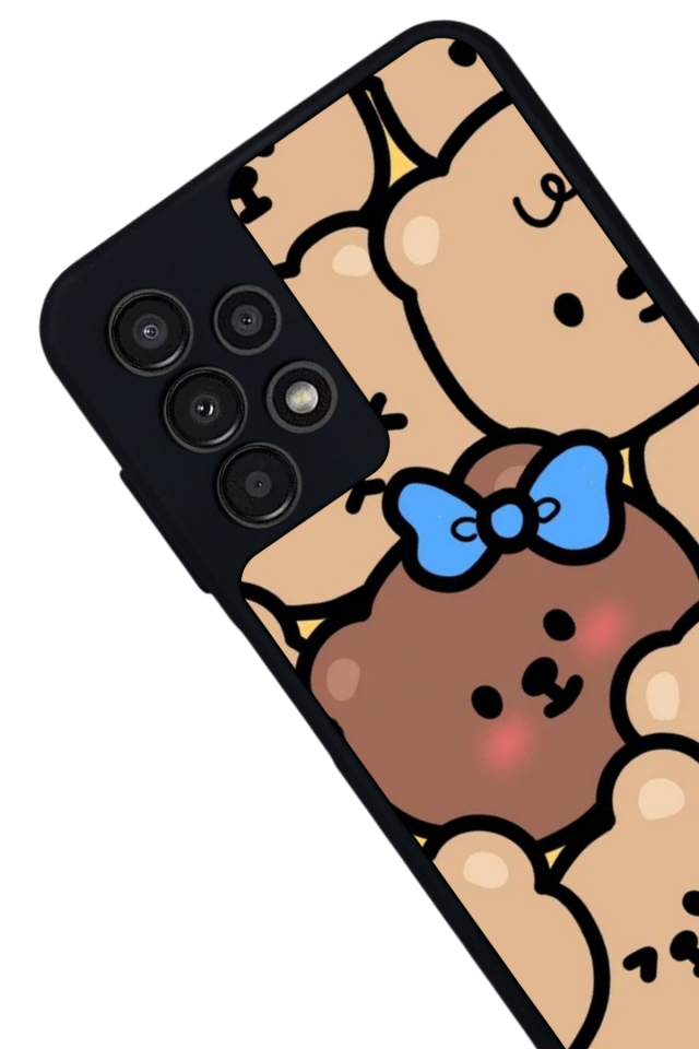 Samsung Galaxy A23 Uyumlu Ayı Tasarımlı Glossy Premium Kılıf