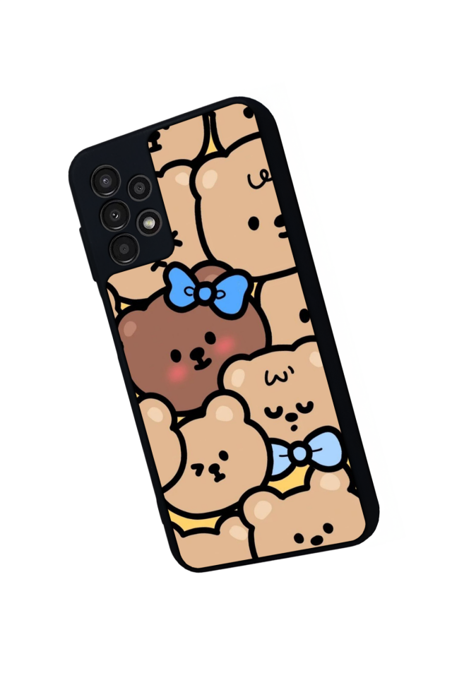 Samsung Galaxy A23 Uyumlu Ayı Tasarımlı Glossy Premium Kılıf